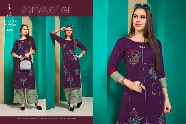 Diksha-Netra-1 Rayon Kurti With Plazzo Readymade Collection